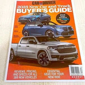 Brand New Car And Driver 2025 New Car In Truck, Buyers Guide Magazine MGRK8 B2